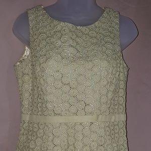 Dressbarn Women's Mint Lace Top Size 6